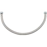 Angoily Air Hose Leader 3/8 Stainless Leader Air Hose Flexible 3/8 | Air Tanks Braided Stainless Steel to Weave Compressor, for Garage, Shop, and Workshop Air Line Connections