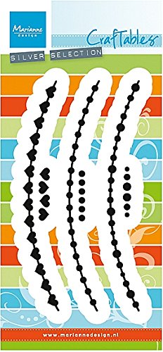 Marianne Design Craftables Chains Dots and Hearts Die, Grey