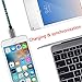 iPhone Cable - 6Feet, DANTENG Extra Long Charging Cord - Nylon Braided 8 Pin to USB Lightning Charger for iPhone 7,SE,5,5s,6,6s,6 Plus,iPad Air,Mini,iPod(BlackGreen)