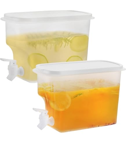 Distributeur D'eau Froide Avec Robinet Pour Réfrigérateur - Capacité 3,5 L, En PP Résistant, Pratique Pour Les Boissons
