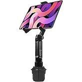 Cellet Cup Holder Tablet Mount, Car Cradle Holder Compatible for All iPad Pro, Air, Mini, Samsung Galaxy Tablet, Amazon Fire, Microsoft Surface