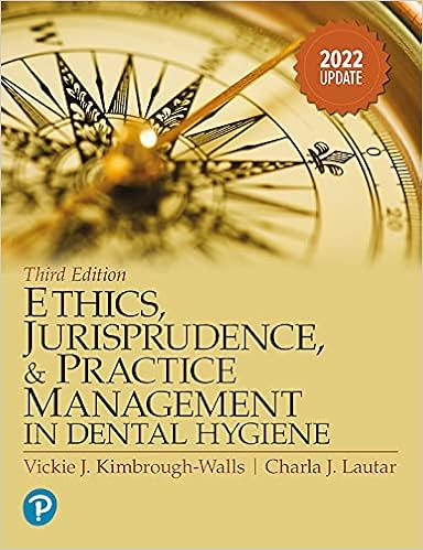  Ethics Jurisprudence And Practice Management In Dental Hygiene 2 Downloads Kimbrough Ethics Juriprudence And Practice Management In Dental Hygiene Ebook Kimbrough Walls Vickie Lauter Charla Kindle Store