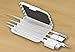 Cord Dock Cable Management for Power Cords and Charging Accessory Cables (White)