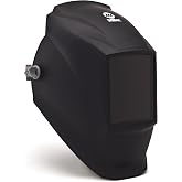 Miller 238497 MP-10&trade; Passive Welding Helmet, 4x4 in Viewing Area | Non auto-darkening; durable; lightweight; protects eyes, neck, face; 4x4 in view