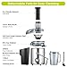 Aicok Juicer Wide Mouth Juice Extractor 1000 Watt Centrifugal Juicer Machine Powerful Whole Fruit and Vegetable Juicer with Juice Jug and Cleaning Brush,2 Speed Setting