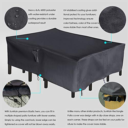 2 SUNRAIN+Furniture+Waterproof+Strap+Large+Rectangular