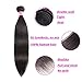 Brazilian Straight Hair With Closure 3 Bundles Unprocessed Virgin Human Hair Bundles With Lace Closure Free Part Hair Extensions Natural Color (16 18 20+14,Middle Part)