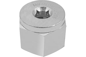 MILMUMU 05265 Outdoor Faucet Hose Hex Thread Cleaner Tool-For Household Outdoor Faucet 3/8" Socket Drive or Wrench Hose Thread Cleaning Tool - 1PACK