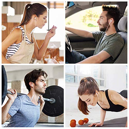Wireless Headphones, Bluetooth Headphones, Bluetooth 4.1 Earbuds Sport Stereo Headset, Noise Cancelling Sweat Proof Earphones,CVC Noise Cancellation,Workout Headset with Built-in Mic and Carry Pouch - Thumbnail 7