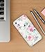 iPhone 6 case,iPhone 6s Case with Flowers, LUOLNH Slim Clear Chrome Gold Floral Pattern Soft Flexible TPU Back Cover Case for Apple iPhone 6/6s [4.7 inch] -G