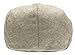 Men's Linen Flat Ivy Gatsby Summer Newsboy Hats (Khaki, SM)