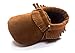 Kuner Baby Boys Girls Tassel Soft Soled Non-Slip Crib Shoes Moccasins First Walkers