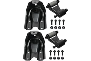 IBESTWOLF Rear Leaf Spring Shackle Bracket Hanger Repair Kit 722-102 for 1988-1997 Chevy GMC C1500 C2500 for 1992-1994 GMC Yu