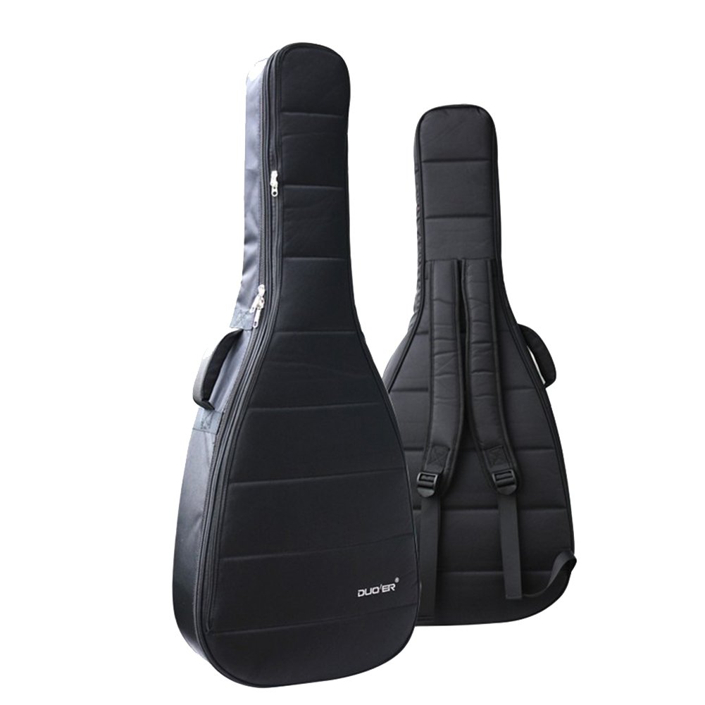 ele ELEOPTION Waterproof Oxford Guitar Bag 40 41 Inch Case Nylon Gig Bag Padded Electric Guitar Bag Acoustic and Classical Guitars Waterproof Shockproof
