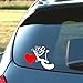 Signage Cafe Sugar Glider Flying Squirrel Love - Two Color Vinyl Sticker Decal.