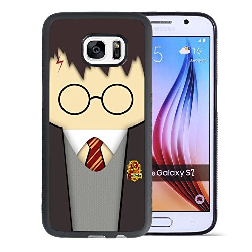 Harry Potter Samsung Galaxy S7 Case, Onelee [Never fade] Harry Potter Samsung Galaxy S7 Black TPU and PC Case [Scratch proof] [Drop Protection]