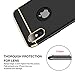 RANVOO iPhone X Case, iPhone 10 case, Thin and Slim Hard 3 in 1 Stylish Cover Matte Surface with Electroplate Frame Case (Black)