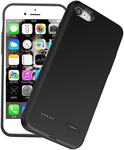 iPhone 7 battery case , Slim Extended Battery Battery charger 2500mAh case , Rechargeable charging Case For iphone7 (Black)