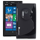 GreatShield Slim Fit Guardian S Series Protective TPU Skin Case for Nokia Lumia 1020 / Nokia EOS (Black)