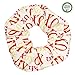 Chi Omega Sorority Scrunchies Officially Licensed Greek Letters Print Ponytail Holders Scrunchie King Made in the USA
