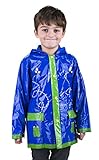Little Boy's Green Frog Rain Coat Sizes Toddler / Little Kids