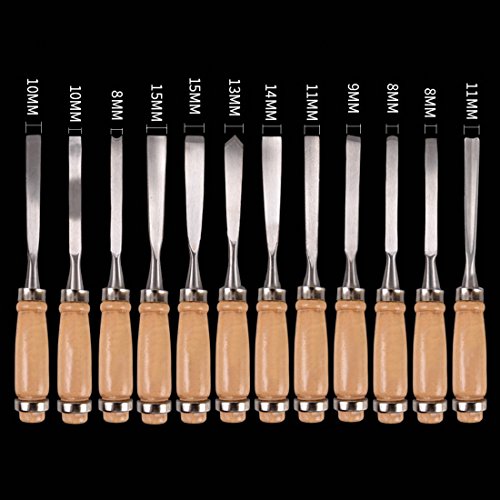FenglinTech Carving Chisel Set, 12Pcs Carving Tool Kit for Worker Nerf Modification