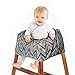 Skip Hop Compact 2-in-1 High Chair/Shopping Cart Cover, Zig Zag Zebra, Multi