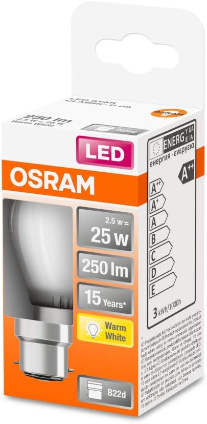 OSRAM Pack of 10 x LED lamp, Frosted, Set of 10 Lamps - Image 4