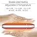 Letouch Rechargeable Hand Warmer 7800mAh Power Bank, Portable Double-Sided Heating Reusable Electric Hand Warmer, USB Mobile External Battery Charger Winter Great Gift for Women,Man (7800mAh Red)