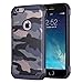 iPhone 6 Case, iPhone 6S Case, MAXCURY Premium Heavy Duty Dual Layer Military Army Camo Design Defender Camouflage Painting Pattern Shockproof Rugged Impact Super Protective Case - Blue