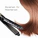 LauVery Hair Straightener, Four-Gear Ceramic Tourmaline Ionic Flat Iron Hair Straightener for Women Girls (Black, 1 PC)thumb 3