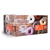 Day to Day Donut Blend Single Serve Coffee Cups, Fits Keurig K Cup Brewers, Box of 120 Coffee Pods