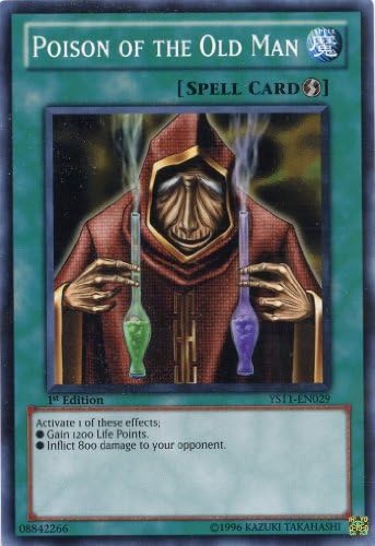 Yu-Gi-Oh! - Poison of The Old Man (YS11-EN029) - Starter Deck: Dawn of The Xyz - 1st Edition - Common