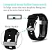 KingAcc Compatible Replacement Bands for Fitbit Charge HR, Soft Silicone Band with Metal Buckle Fitness Wristband Sport Strap Women Men (1-Pack, Black, Small)
