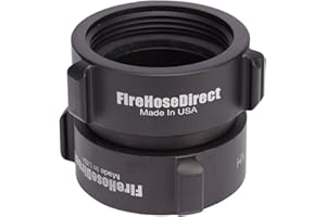 FIREHOSEDIRECT Aluminum 2 1/2" NH to 2 1/2" NH Double Female Fire Hose Adapter