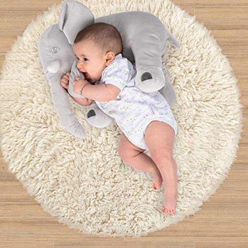 Adorable Stuffed Elephant Toy - Cute Soft Plush Cuddly Fabric - Great Gift Idea for Kids & Adults
