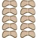 Hotop 5 Pairs Heel Grip Liner Self Adhesive Shoe Insoles Cushion Pads Stickers Foot Care Protector (Khaki)