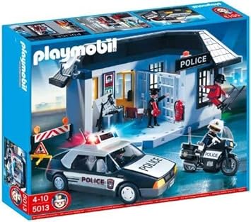 playmobil hélicoptère de police