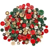 Assorted Christmas Buttons (100grams)