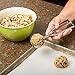 Ice Cream Scoop - Works Great On Cold, Dense Ice Cream - Large Size - Best For Ice Cream, Fruit, Pancakes, Cookies, Cupcakes & More - Heavy Grade Food Safe Stainless Steel - Ergonomic Grip