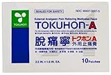 Tokuhon-A External Analgesic Pain Relieving Medicated Patch Box of 80 (2.5 x 1.6 in) Patches