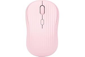 Mini Bluetooth Mouse,2.4G Wireless & Bluetooth Dual Mode Mouse,Striped Design Quiet Click, Small Portable Rechargeable Comput
