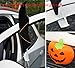 Crusar Halloween Festive Vehicle Costume with Pumpkin and Black Bat Wings