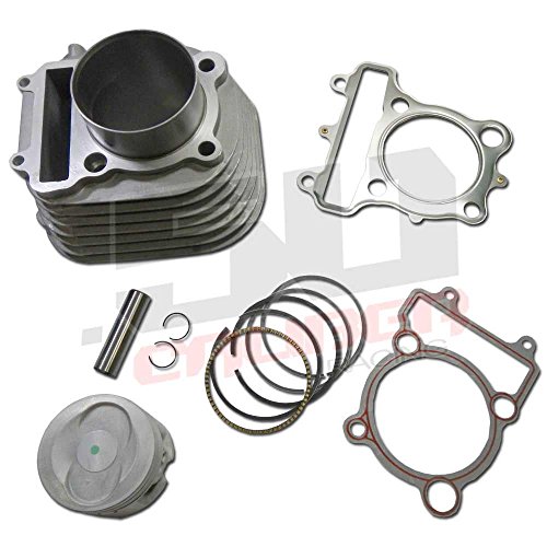 Top End Cylinder Rebuild Kit - Fits 1989-2004 Yamaha YFM250, Moto-4, Moto-4 250, Tri-Moto 225, Bear Tracker, Timberwolf Models - Replaces Yamaha Part # 4BD-11310-01-00 [4449A4] - Thumbnail 2
