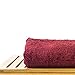 Luxury Hotel & Spa Towel Turkish Cotton Bamboo (Cranberry, Bath Towel - Set of 4)