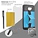 Samsung Galaxy S7 Edge / G935 Case, INNOVAA Elastic Armor Card with Kickstand Case (Not Compatible with Samsung Galaxy S7 & S7 Active) W/ Free Screen Protector & Touch Screen Stylus Pen - Black