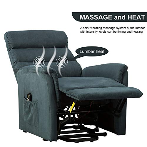 Electric Power Lift Recliner Chair, BONZY HOME Remote Control Recliner