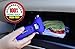 Mogix Digital Tire Pressure Gauge Safety 5in1 Survival Tool - Auto Rescue Window Breaker, Seat Belt Cutter, Flashlight and Tire Tread Meter (Blue)