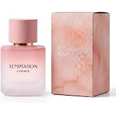 Forchics Temptation Eau de Parfum - Citrus, Jasmine, Teakwood | Long Lasting Pheromone Infused Perfume, Floral Scent, 50ml