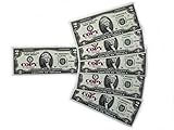 GoodOffer 2 Dollars Play Money - Realistic Prop Money 100 pcs. - Total of $200 Copy Money with Two Sides for Pranks, Games, Monopoly - Educational Play Money for Kids - Prop Two Dollar Bills 